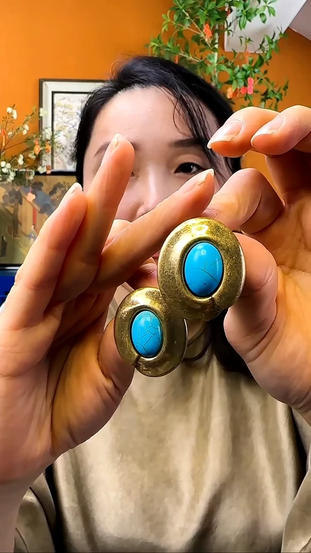 纯铜925银无耳钉