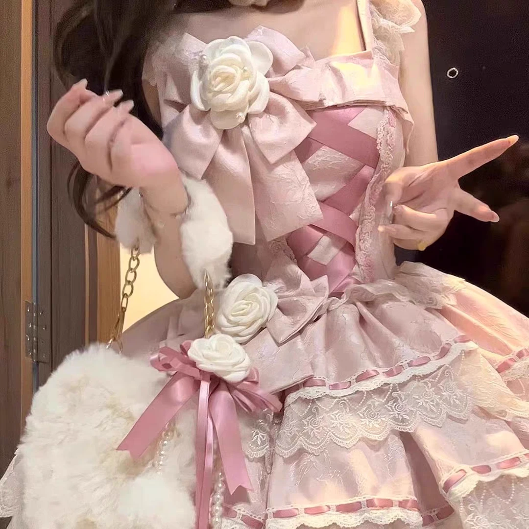 【新款现货】树莓蛋糕大全套日常少女Lolita洋装连衣裙