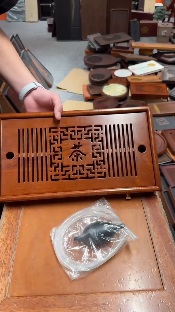 花梨木茶盘36*20