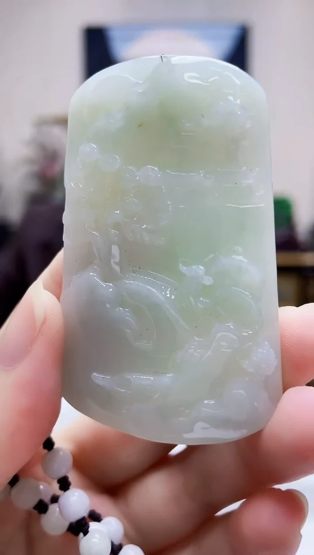 未镶嵌定制翡翠吊坠128