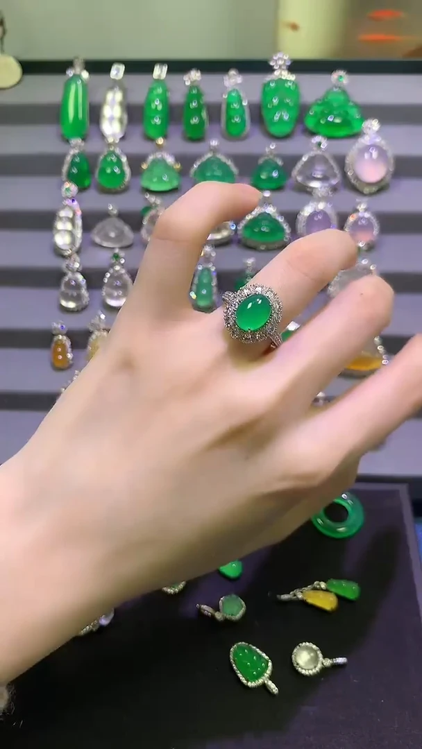 银S925镶嵌戒指玛瑙/玉髓1