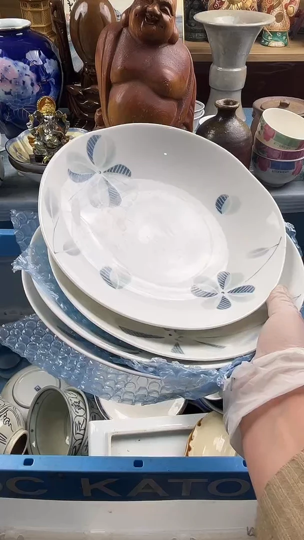瓷片英歌瓷器满28包邮