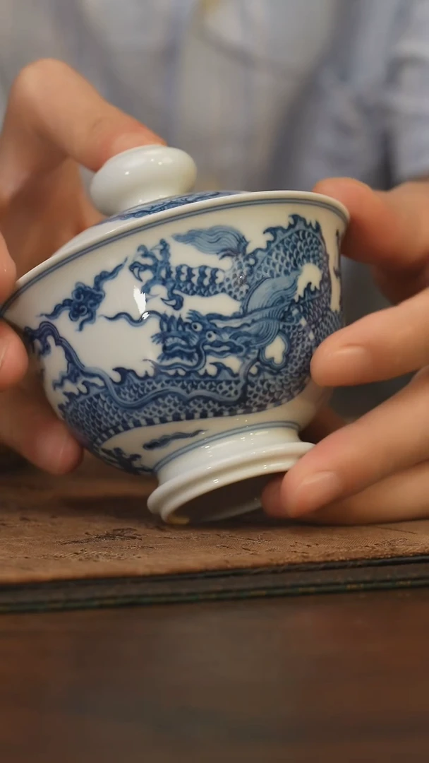 瓷片柴窑青花破价福利