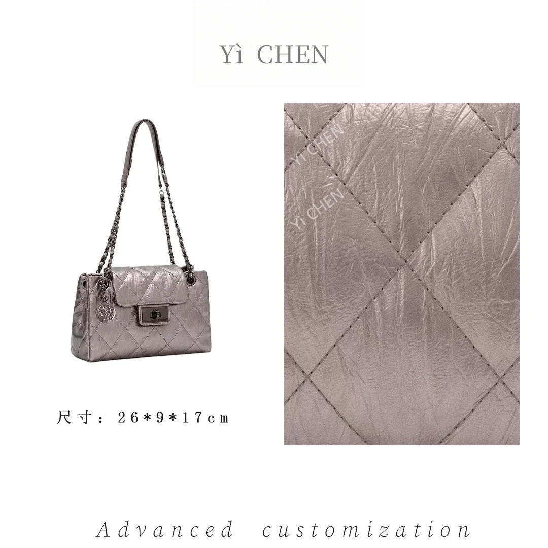 【Yì CHEN】ZT-D8056-猫眼烟熏色简约时尚女士新款轻奢单肩斜跨包