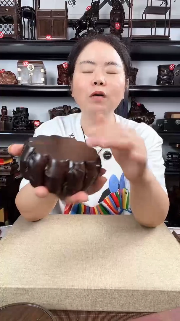 木竹节圆老李红木工艺品