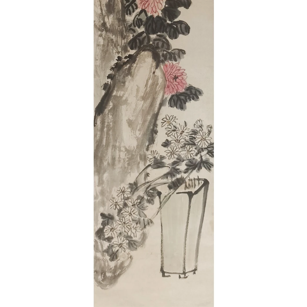 【辽拍】V250709-2-636《花卉》（4.2平尺) 纸本镜片 ws1222