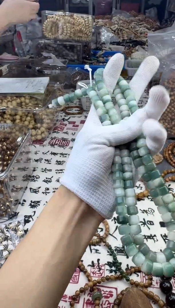 菩提手串/手链菩提根飘花金轮珠114