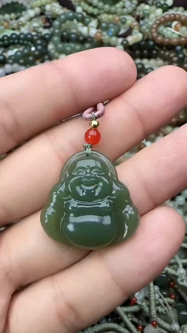 颈饰未镶嵌和田玉拍一发一