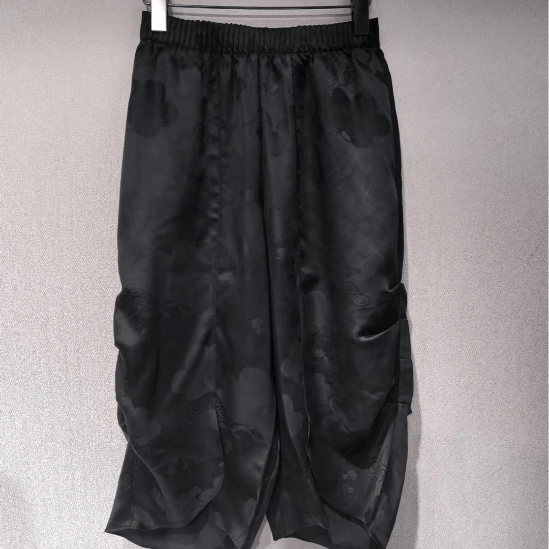 佳  新中式 香云纱花苞裤 24128003