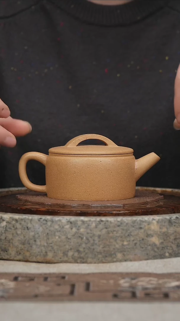 【闪购商品】紫砂茶壶原矿无添加一壶一检黄金段汉瓦180cc