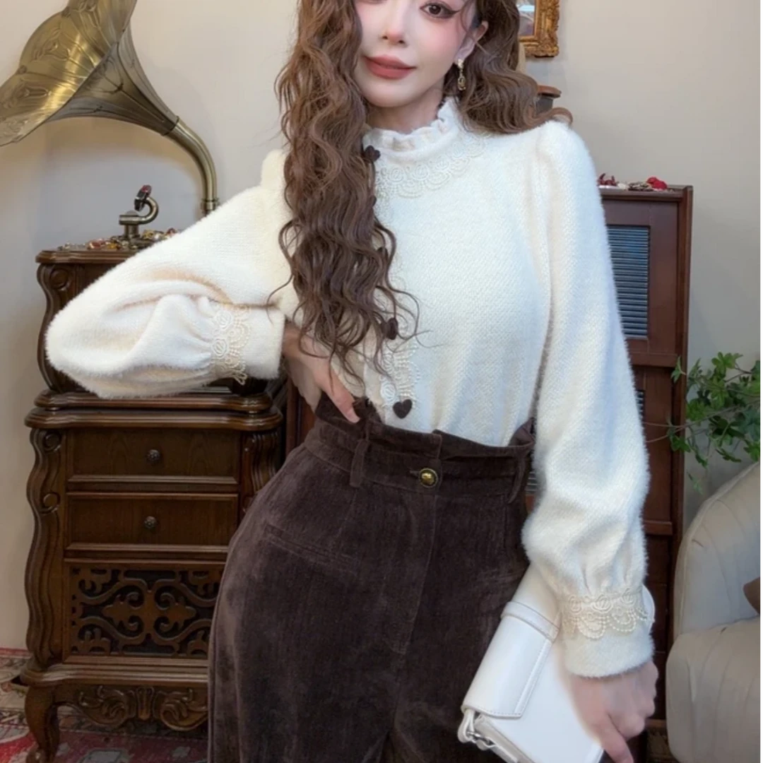 冬季加厚设计感斜襟时尚通勤衬衫女衬衣上衣