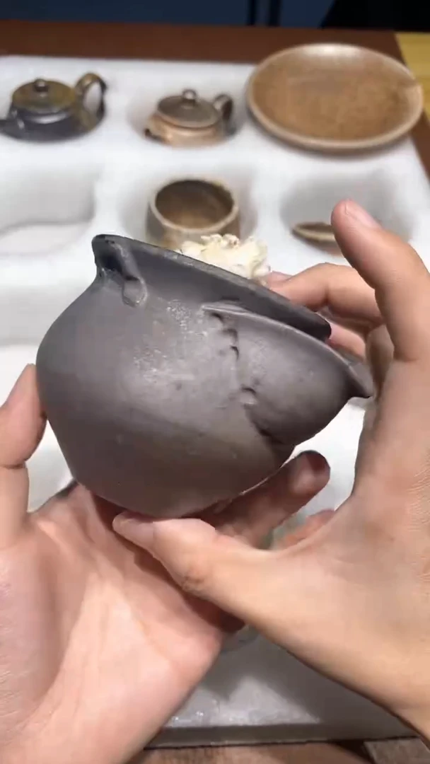 杯奢瓷/瑞寅柴烧茶器（宝瓶）367