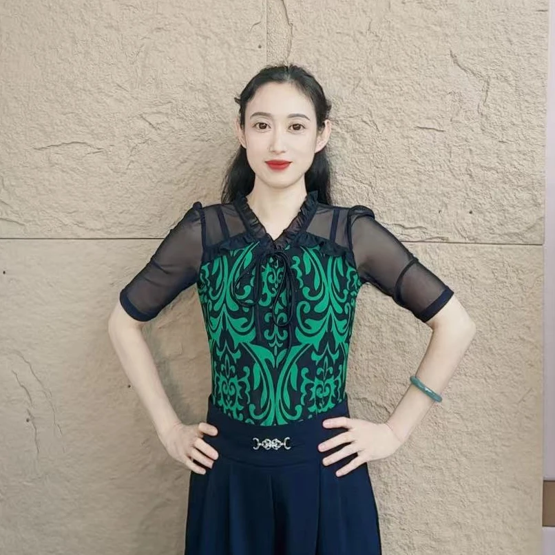 欢舞阁广场跳舞服舞蹈服跳舞专用衣服女款跳舞服装新款网红A0734