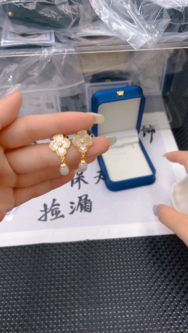 未镶嵌淡水珍珠耳饰ed1253