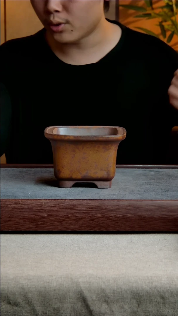 紫砂花盆12*8内径紫砂花盆