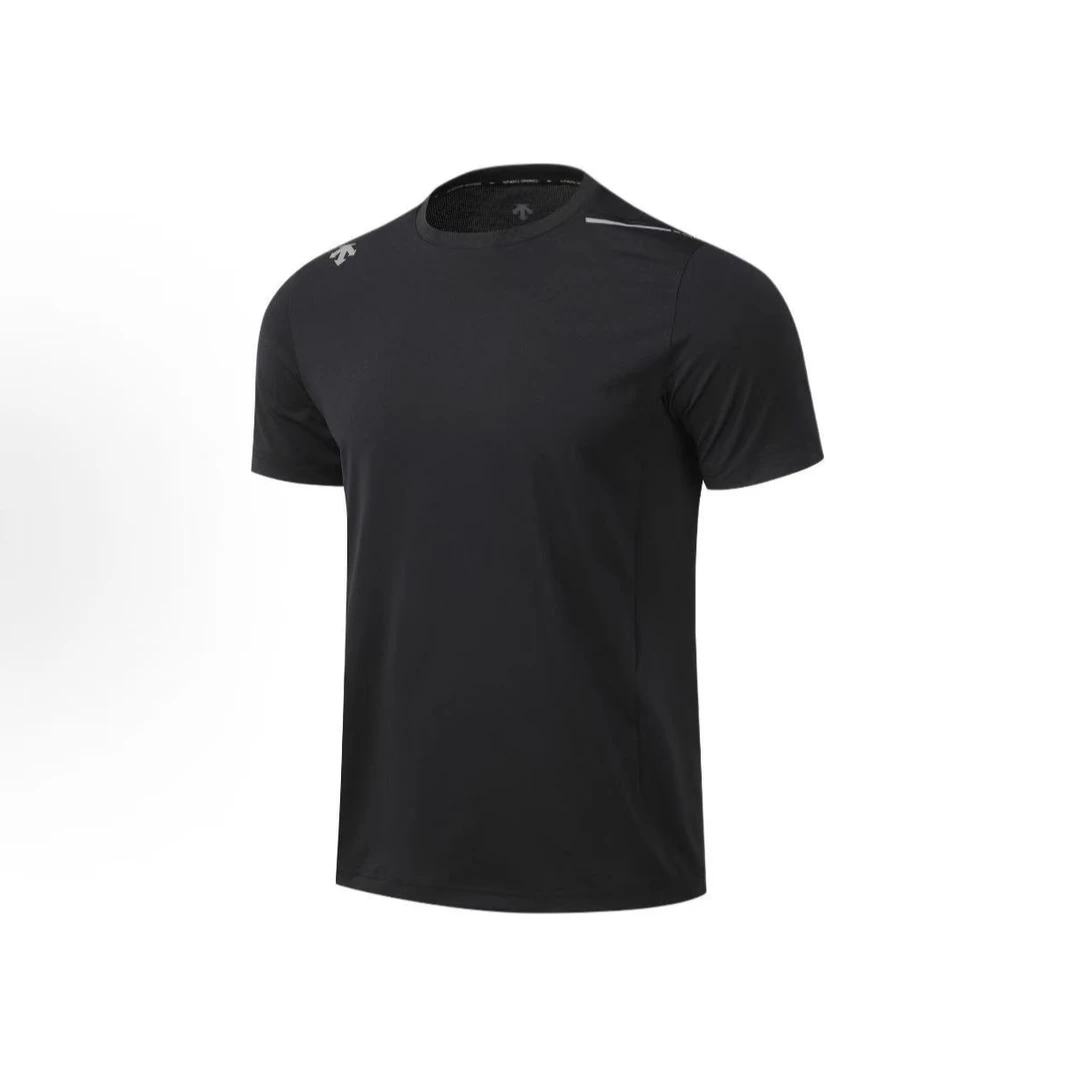 【韩系】DESCENTE/迪桑特Logo宽松圆领短袖套头T恤男款 SQ223RTS43