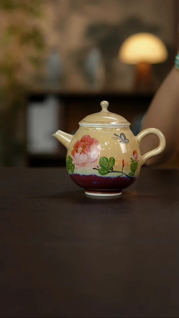 杯景德镇陶瓷杯碗柴烧多人