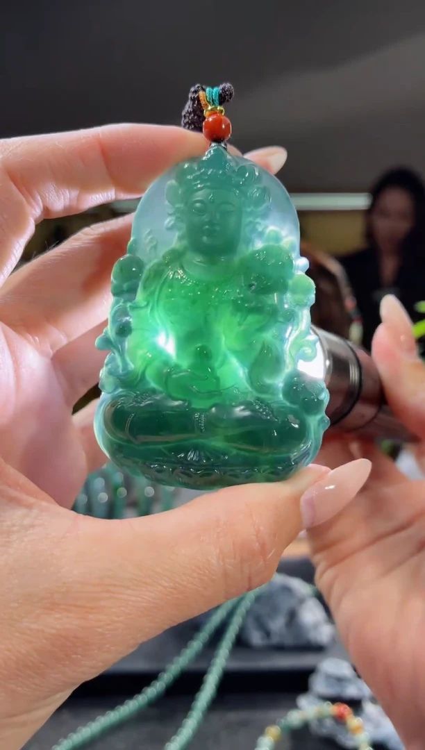 吊坠(不含链)未镶嵌翡翠度母