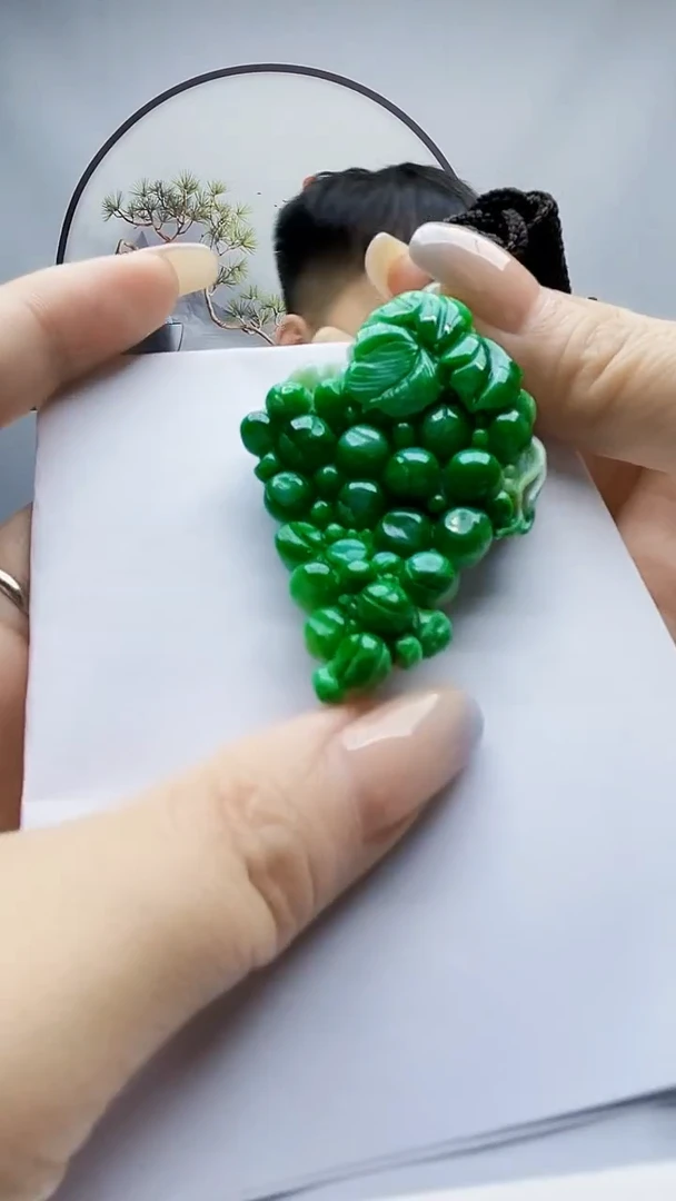 未镶嵌定制翡翠一****腿zl-毛货挂件81