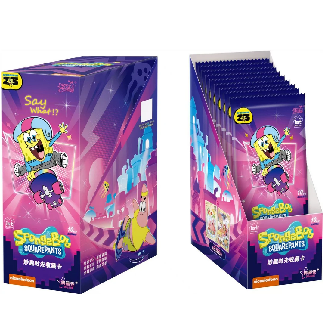 卡游【对对碰】海绵宝宝妙趣时光收藏卡盲盒典藏包（代拆）