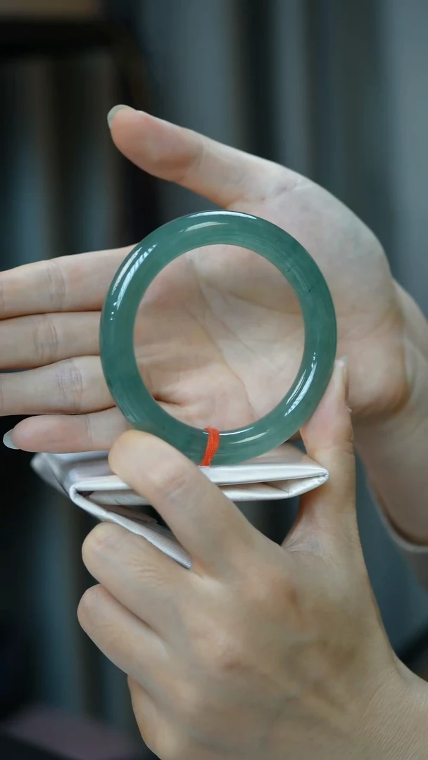 未镶嵌手镯翡翠19号-56.5圆条/MY/3