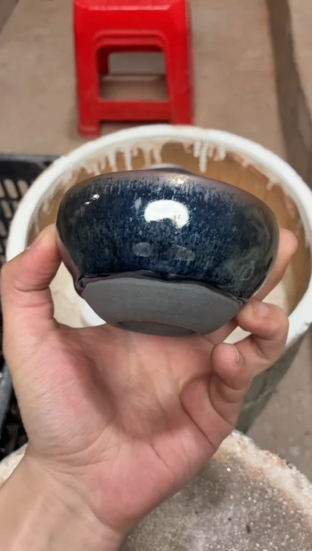 茶盏真柴烧建盏换点柴火