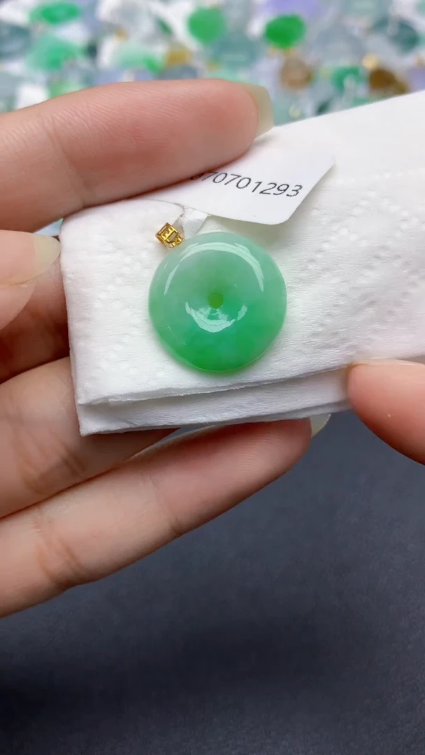 翡翠未镶嵌颈饰天然缅甸a货翡翠百元以上9元证书费自理