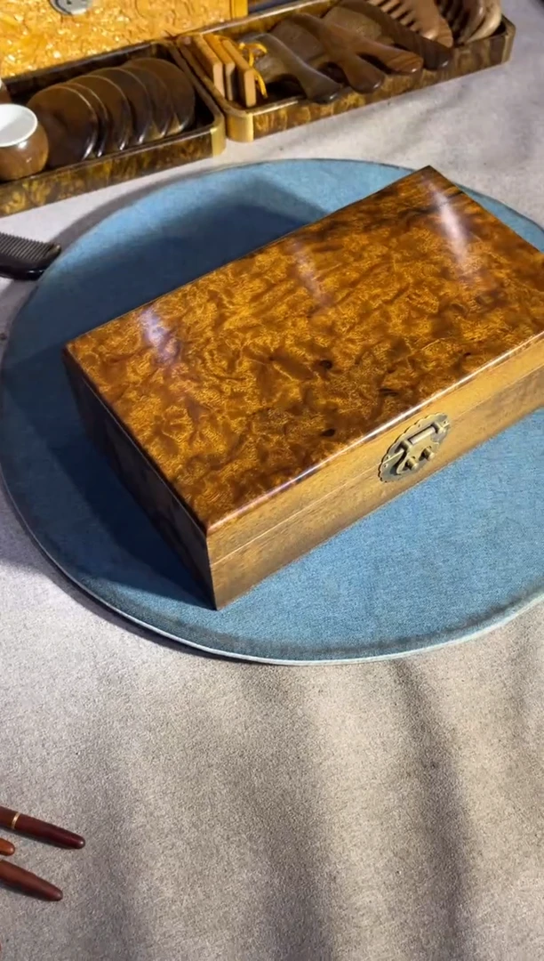 乌木类成套家具乌木首饰盒 12
