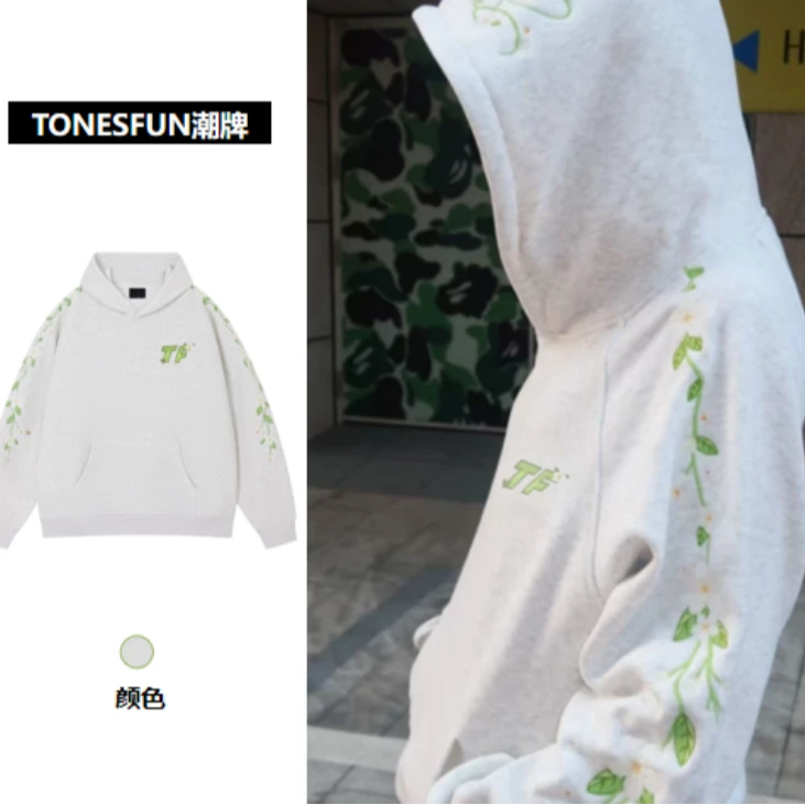 重工刺绣韩版带帽加绒休闲卫衣推荐宽松时尚女加厚女时尚韩版慵懒