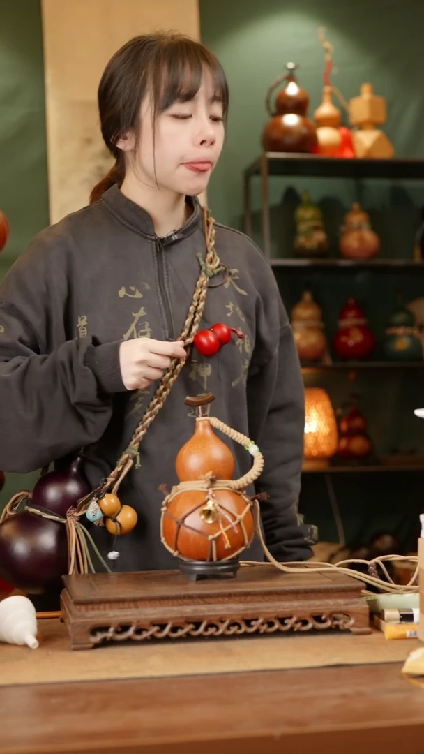 56号精品天然大漆酒葫芦一物一拍~