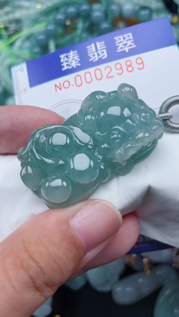 翡翠未镶嵌颈饰.0002989