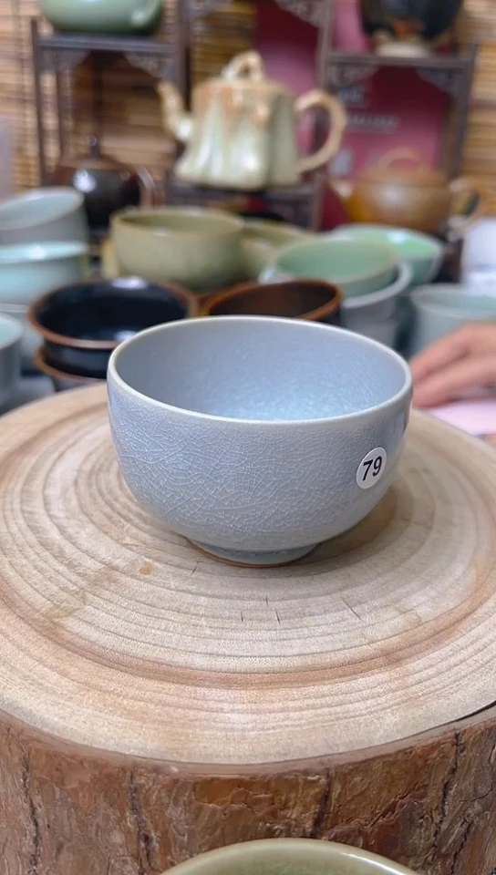 【闪购商品】瓷片原生态原矿冰片杯子