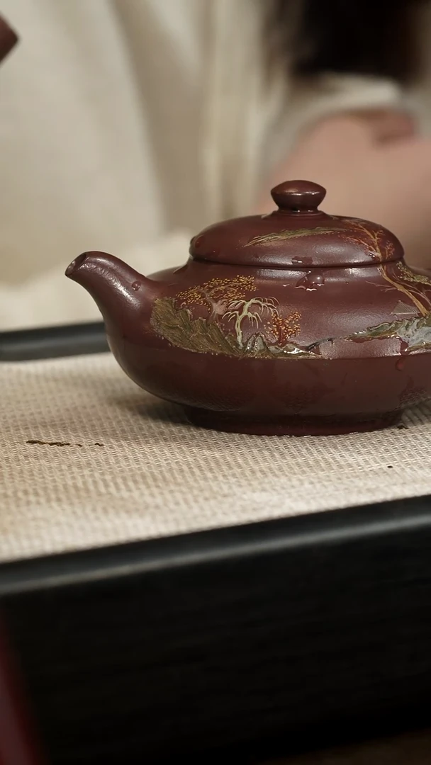 茶壶紫砂【P051】合欢 200c  CY