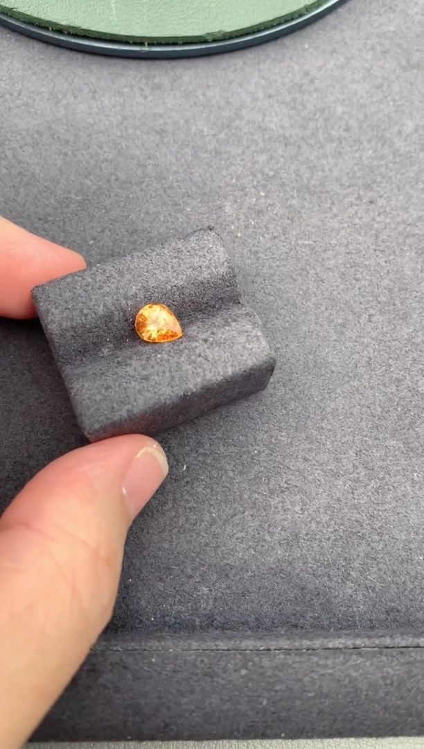 未镶嵌珠宝半成品石榴石1.19ct芬达 BH  定制