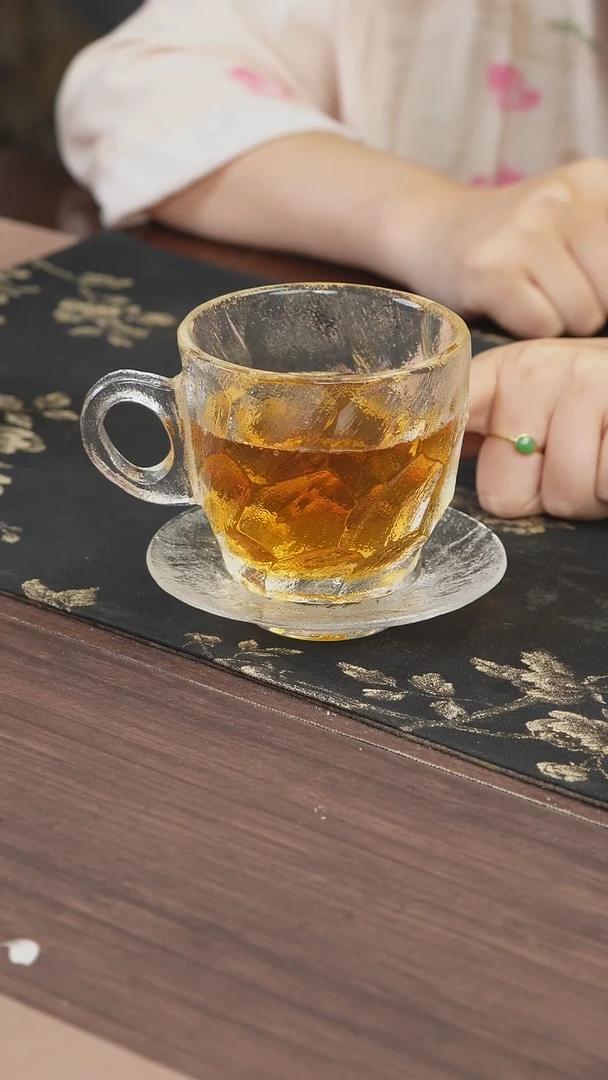 手工艺品琉璃原矿水晶大容量带把手马克杯