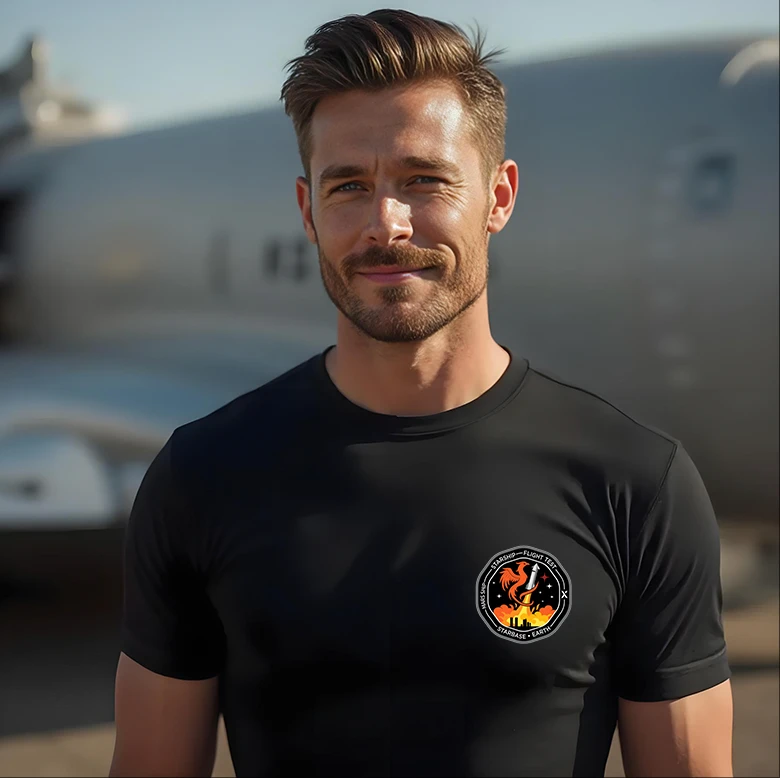 星舰10飞｜凤凰涅槃浴火重生｜全新升级冰丝凉感/励志T恤