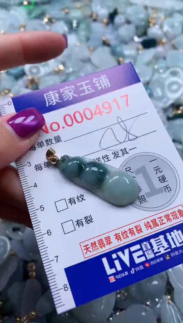 颈饰未镶嵌翡翠4917