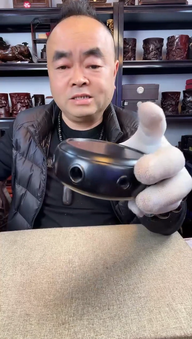 木老李红木工艺品515瑕疵