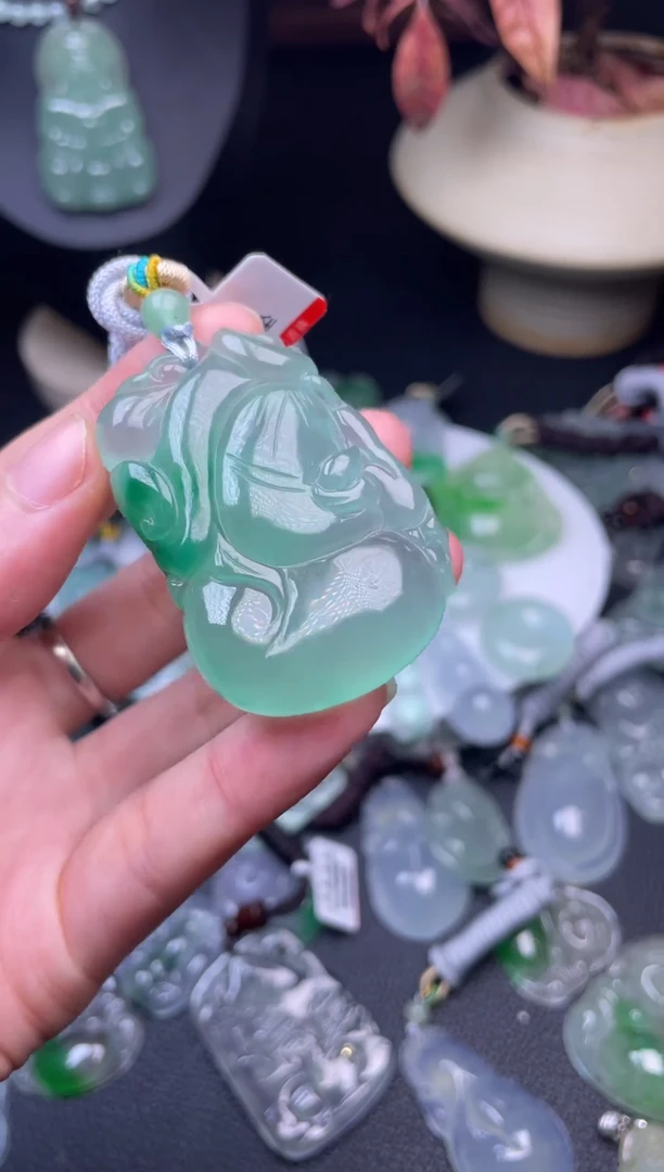 珐琅非金属 精品吊坠一物一拍