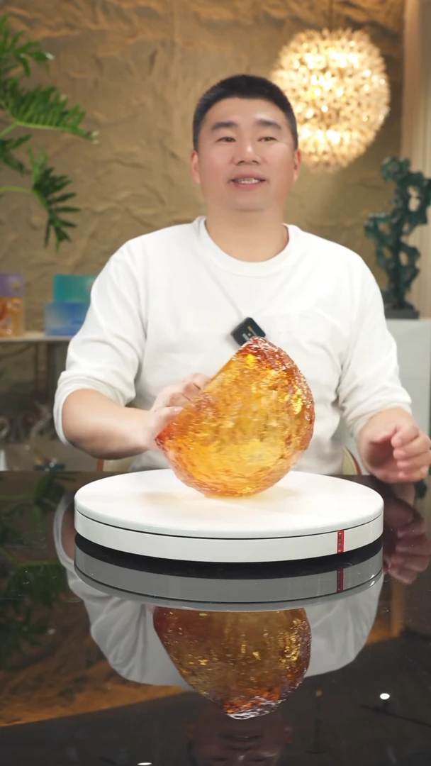 【闪购商品】瓷片琥珀水波纹果碗