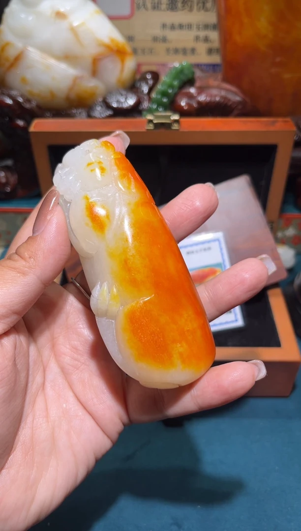 未镶嵌和田玉挂件一**凉1