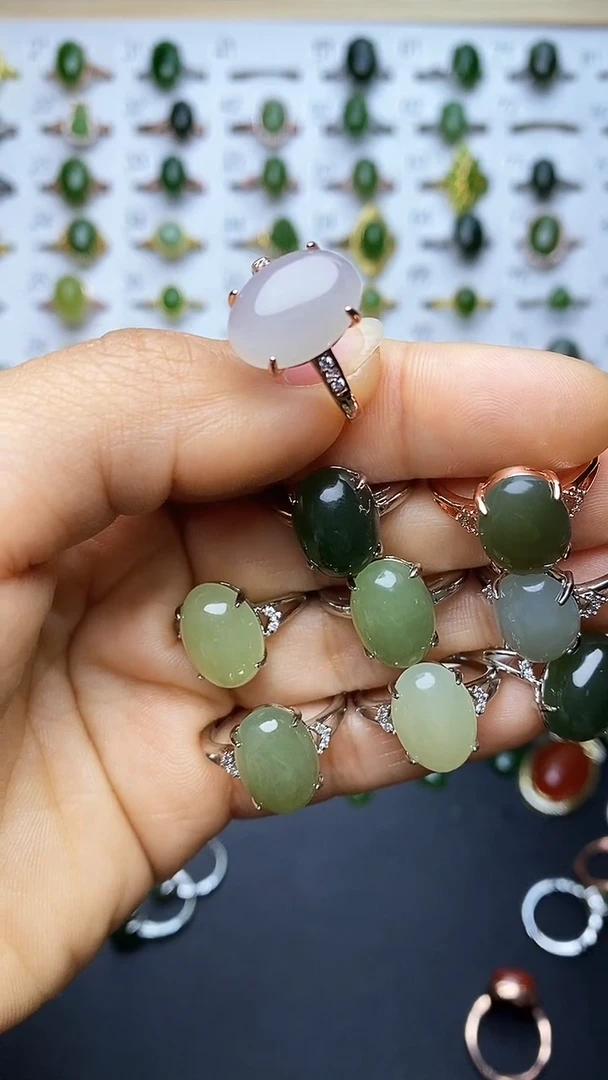 【闪购商品】和田玉戒指未镶嵌1