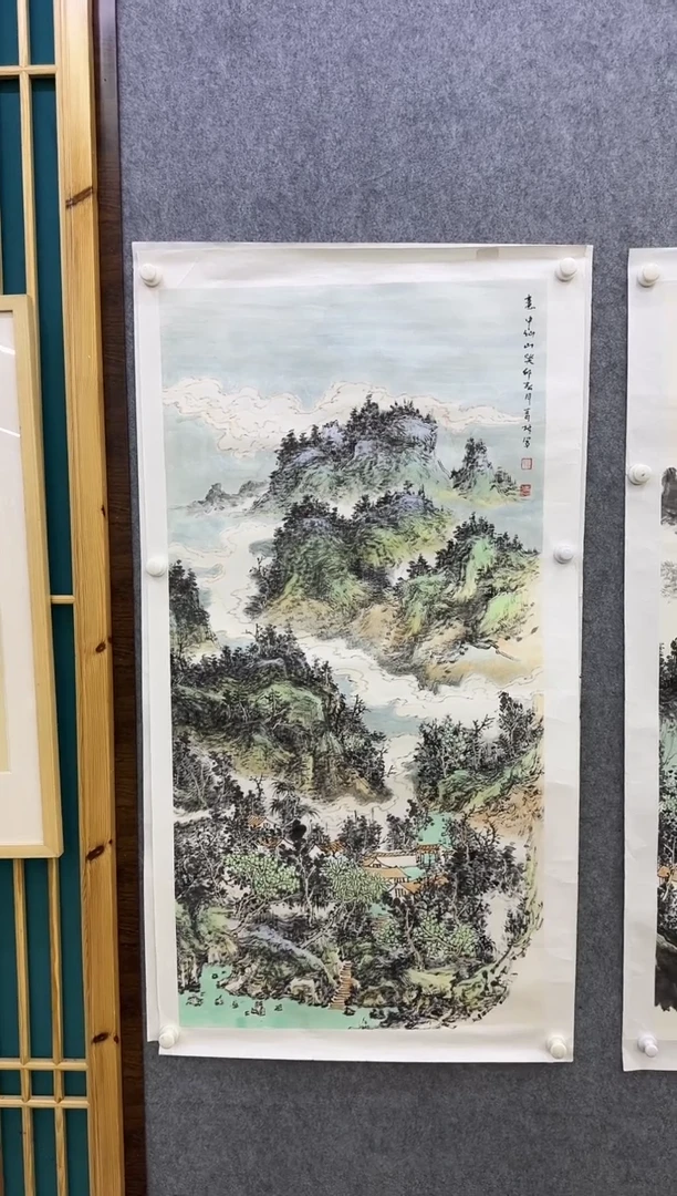 【闪购商品】绘画M申青林-小四尺-山水国画-原作