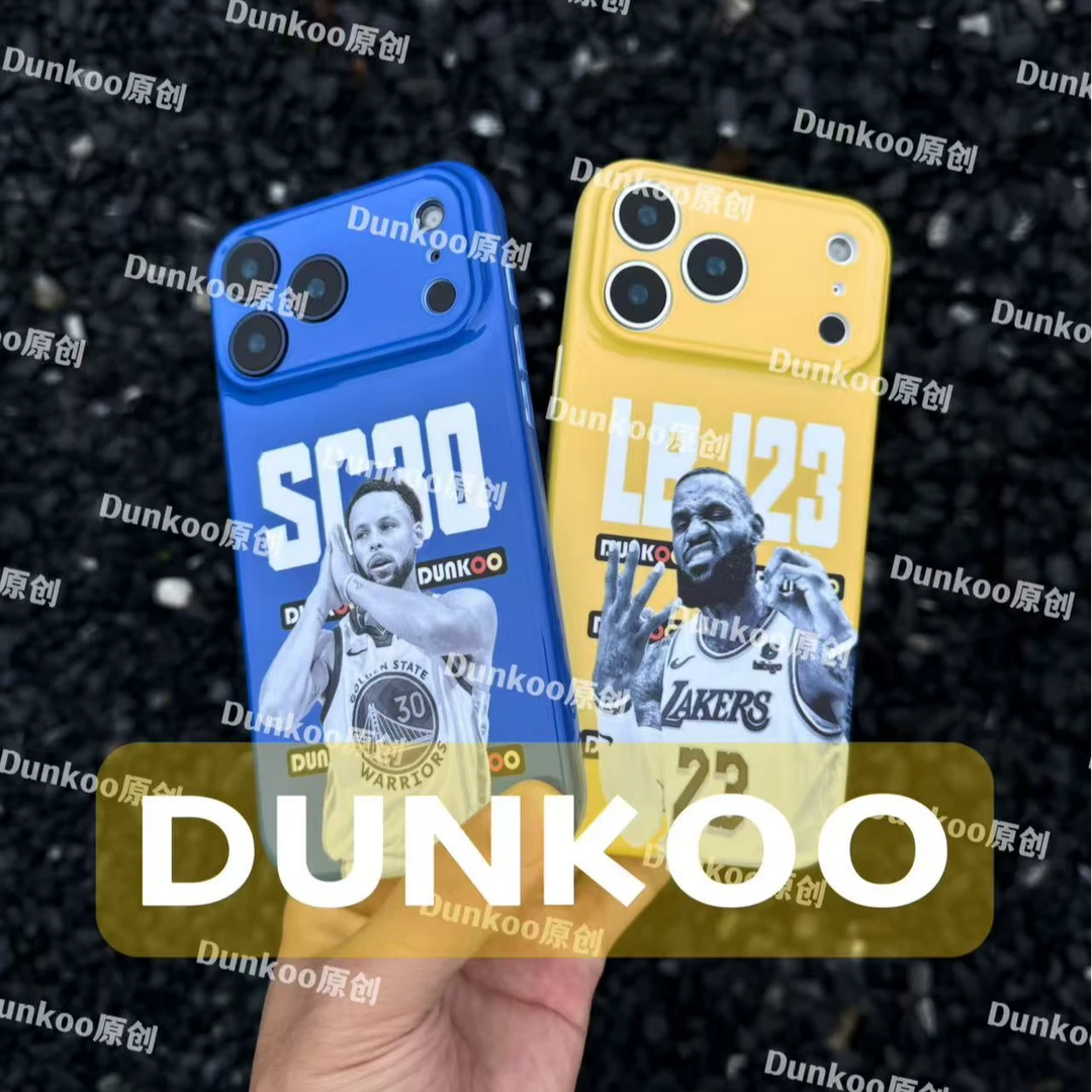 Dunkoo篮球手机壳S1软壳适用苹果iPhone17ProMax小米华为球星周边