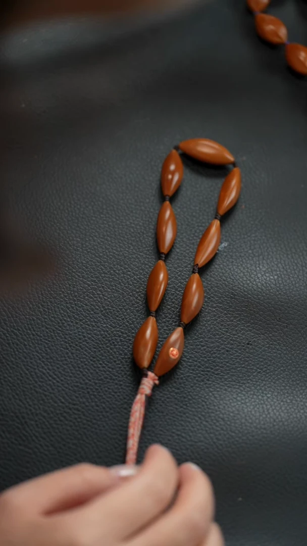 手串/手链橄榄核1.0 小柳叶 掐丝珐琅非遗工艺镶嵌款