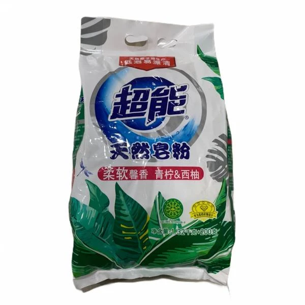 超能天然皂粉花色 青柠西柚香型 1.52kg