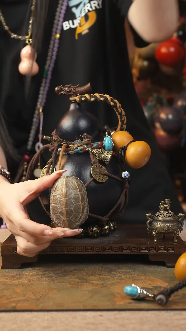 306大漆葫芦一物一拍记葫堂出品不带手串