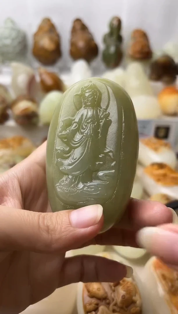 石材方解石棉纹正常不退换观音