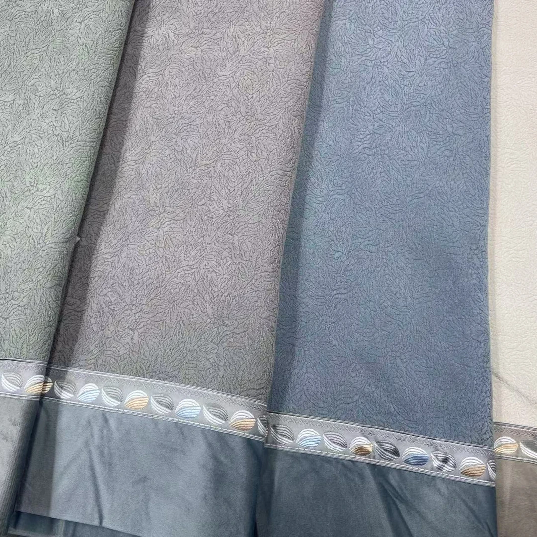 【穗月】高端简约刺绣防滑羊绒雪尼尔四季通用沙发垫