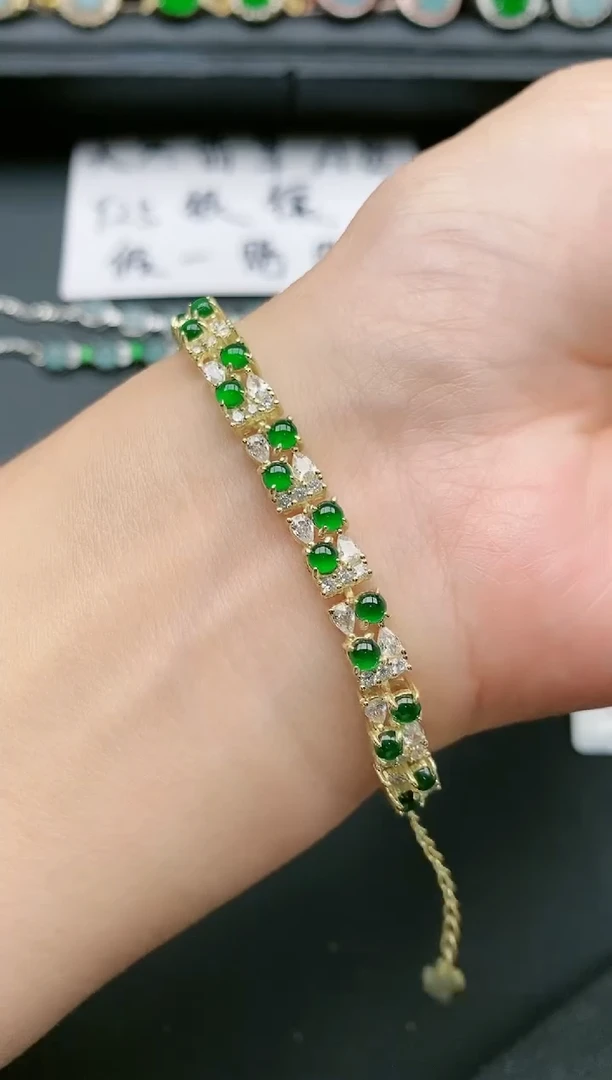 翡翠戒指银S925镶嵌11111